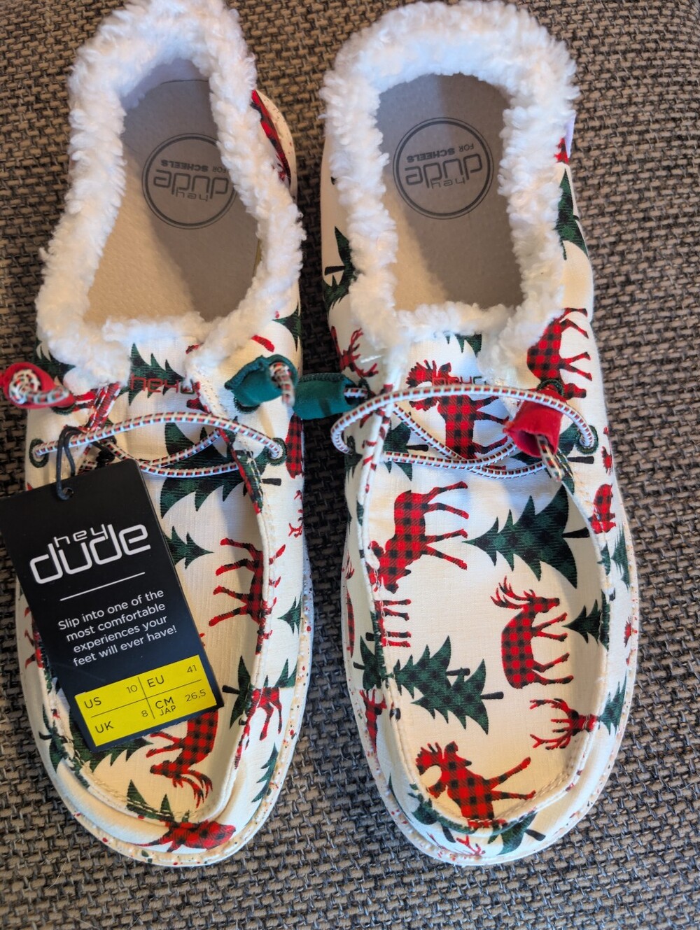 Women's HeyDude Wendy Woodland Buffalo Plaid Shoes
